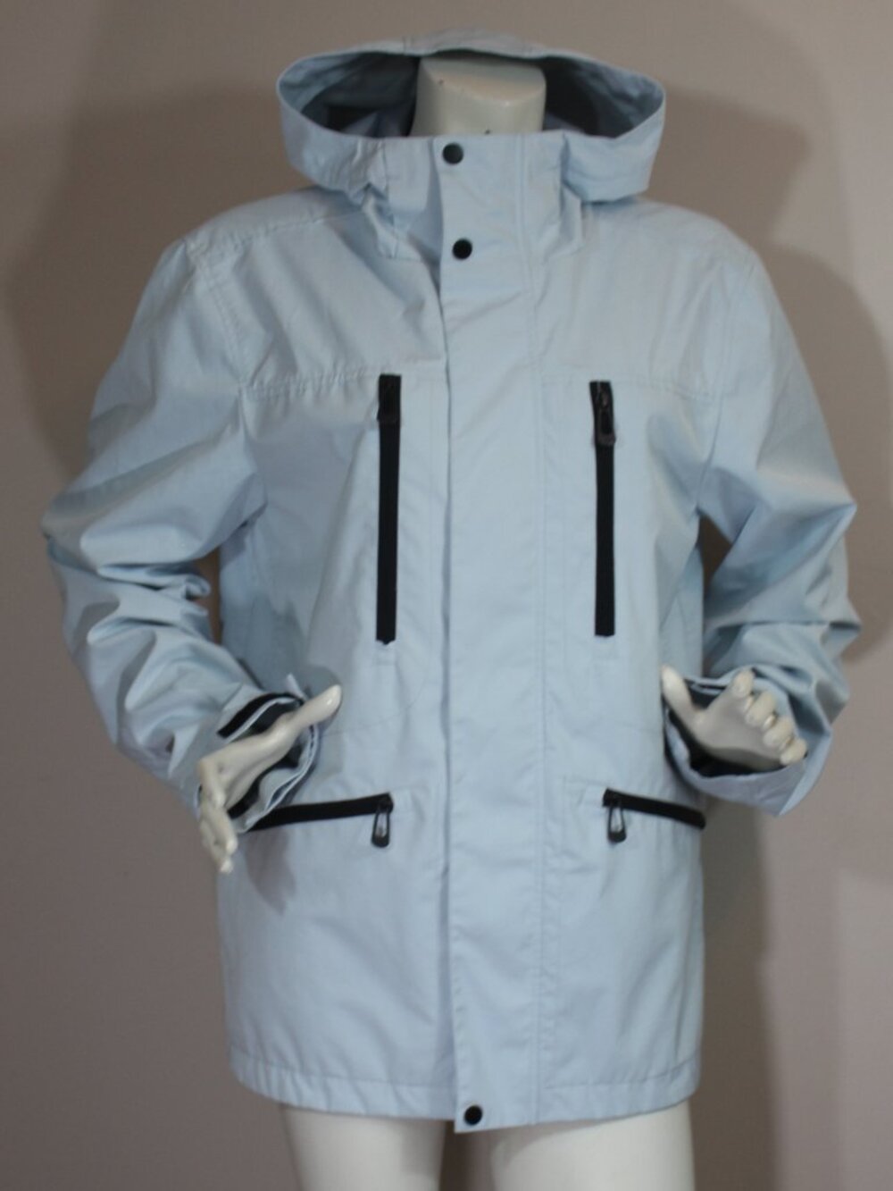 Noize hoodie blue black  Light  lined jacket  women's liam size Medium